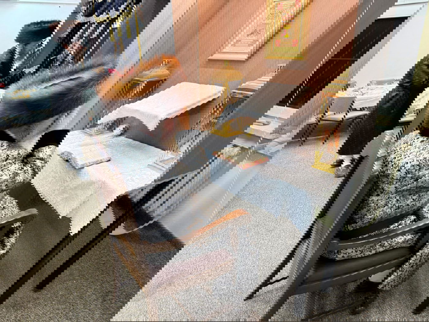 האדמו"ר מביאלה ב"ב בימי מנוחה בעיירת פשיסחא שבפולין