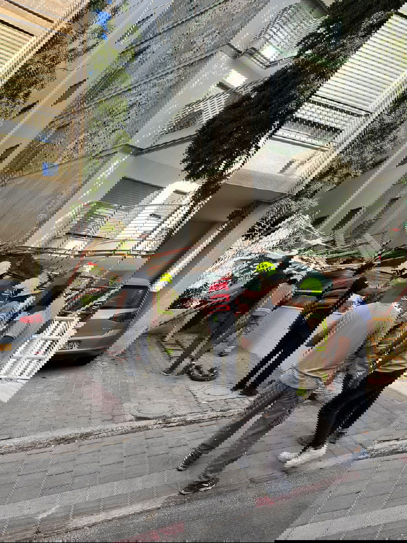 אירוע קשה בתל אביב: פיגומים קרסו באתר הבנייה, בן 30 נהרג במקום