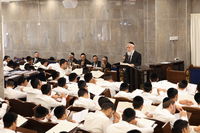 פתיחת הזמן בישיבת 'אבני נזר'