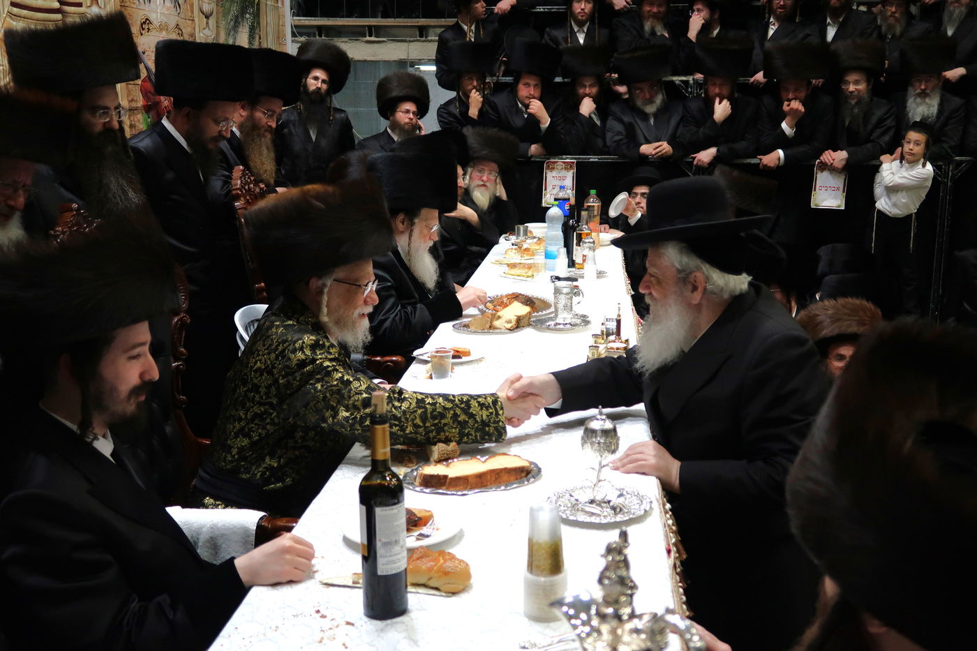 שמחת בר המצווה לנכדי האדמו"רים מסערט ויז'ניץ ומודז'יץ