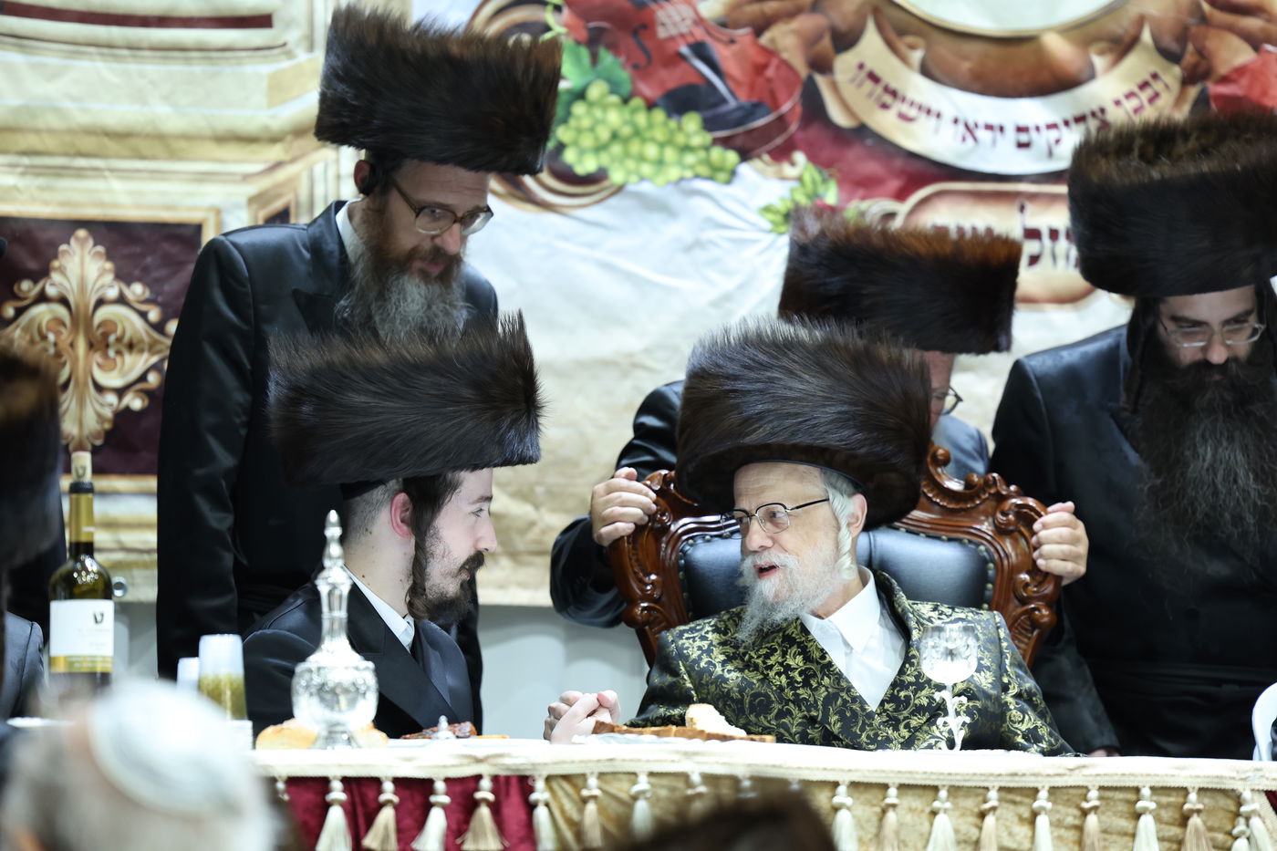 שמחת בר המצווה לנכדי האדמו"רים מסערט ויז'ניץ ומודז'יץ