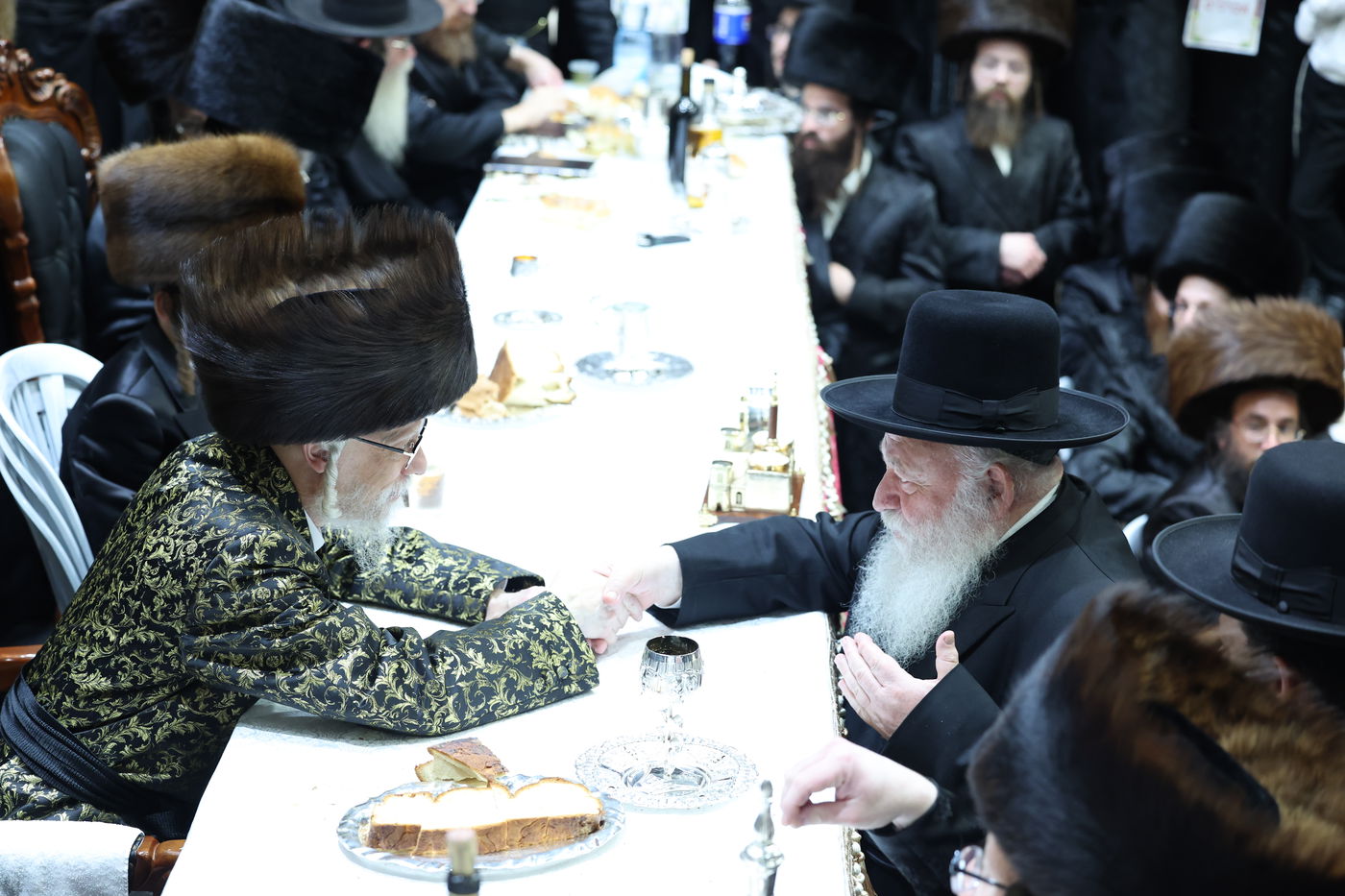 שמחת בר המצווה לנכדי האדמו"רים מסערט ויז'ניץ ומודז'יץ