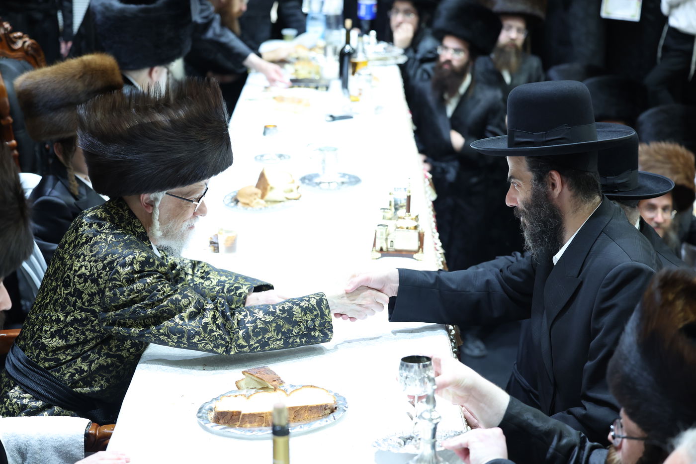 שמחת בר המצווה לנכדי האדמו"רים מסערט ויז'ניץ ומודז'יץ