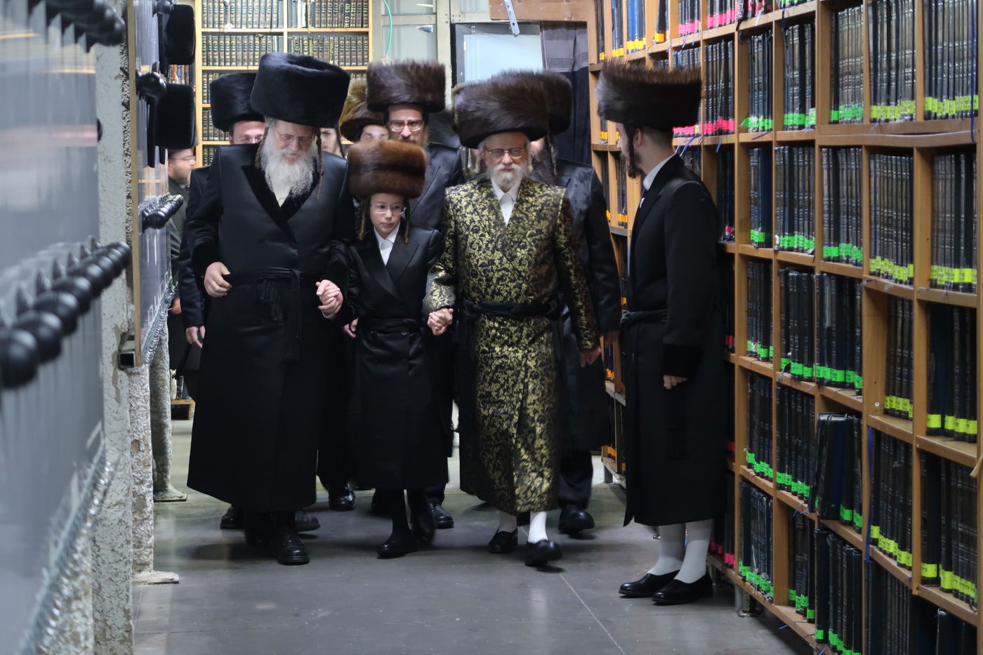 שמחת בר המצווה לנכדי האדמו"רים מסערט ויז'ניץ ומודז'יץ