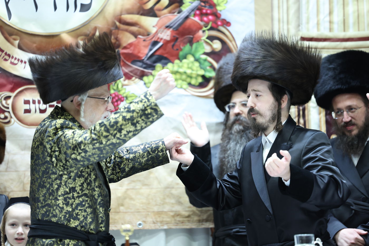 שמחת בר המצווה לנכדי האדמו"רים מסערט ויז'ניץ ומודז'יץ