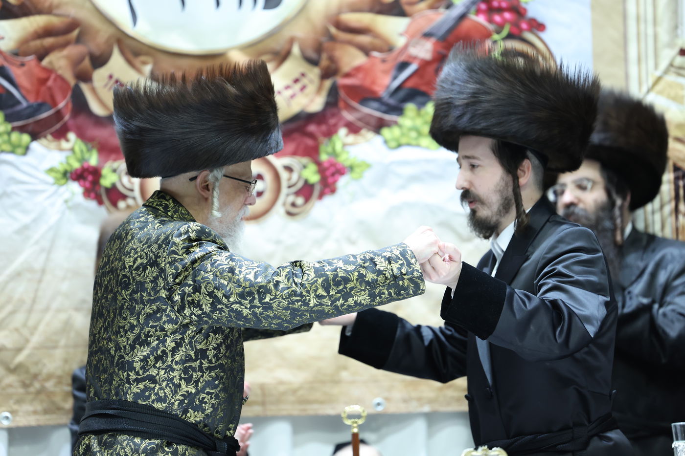 שמחת בר המצווה לנכדי האדמו"רים מסערט ויז'ניץ ומודז'יץ