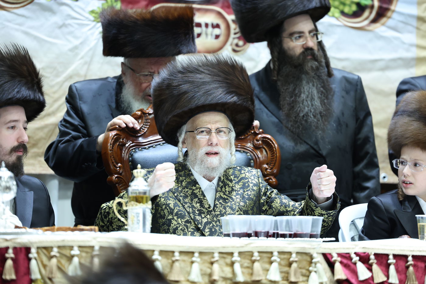 שמחת בר המצווה לנכדי האדמו"רים מסערט ויז'ניץ ומודז'יץ