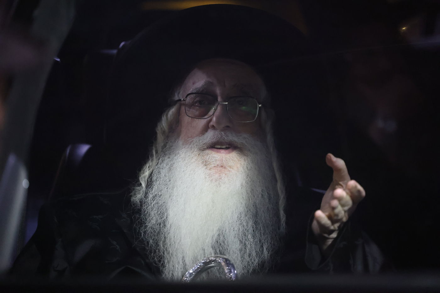 האדמו"ר מצאנז בקבלת קהל בעיה"ק צפת