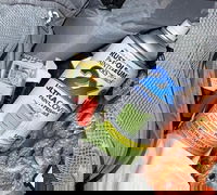 מיכל הצבע שנתפס ברשות החשוד שעל פי החשד באמצעותו ריסס את הכתובת