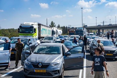 חסימות ומחאות בכביש 1