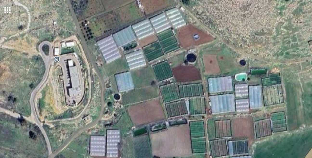 מיקום ההתיישבות אדוריים ו"בור אדוריים" הסמוך אליו