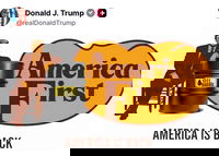 הציוץ היומי - טראמפ מנכס את הלוגו