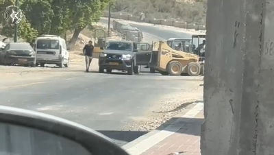 השב"ח מג'נין נהג על בובקאט ונתפס על-ידי הבלשים | צפו במעצר