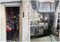 השריפה היום בחנות פלאפל