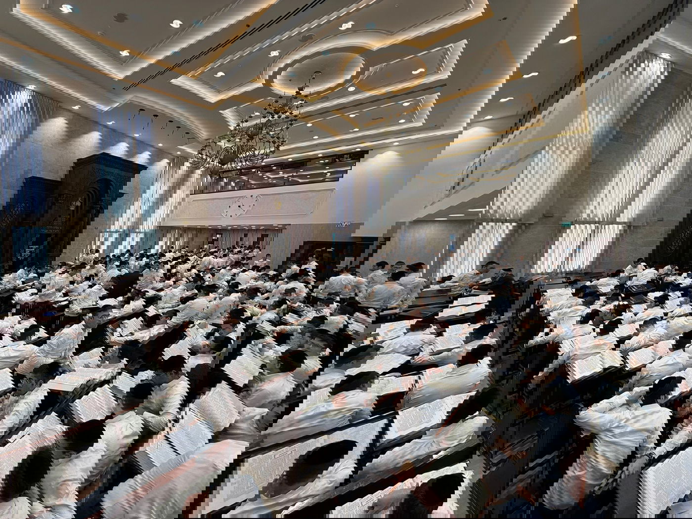 פתיחת הזמן בישיבת 'נחלת הלויים' 