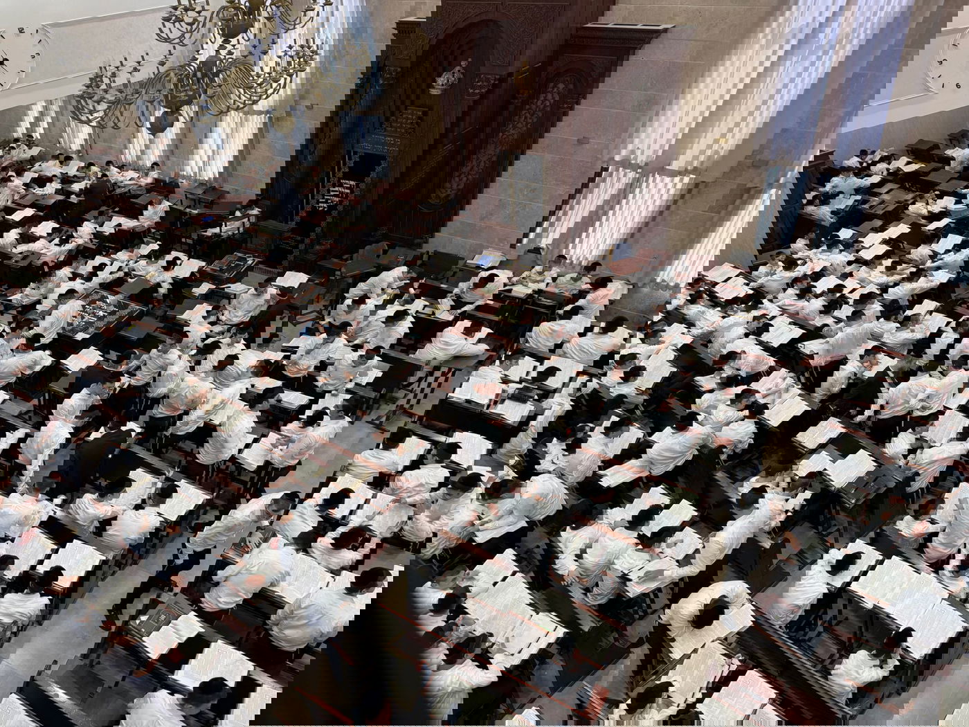 פתיחת הזמן בישיבת 'נחלת הלויים' 