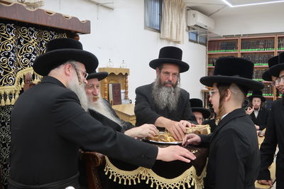 פתיחת הזמן בישיבת ובכולל טשארנאביל באשדוד