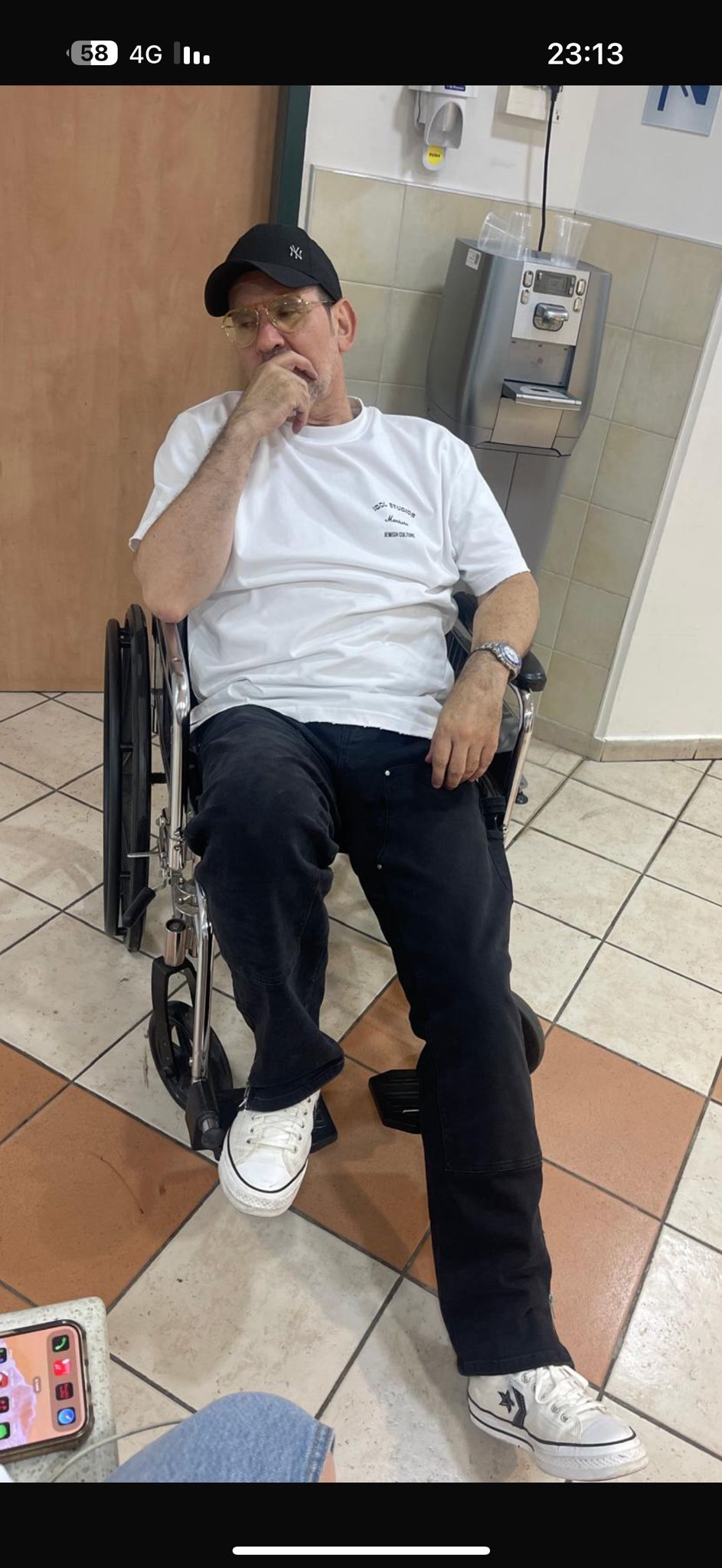 ישי לפידות לאחר הפציעה