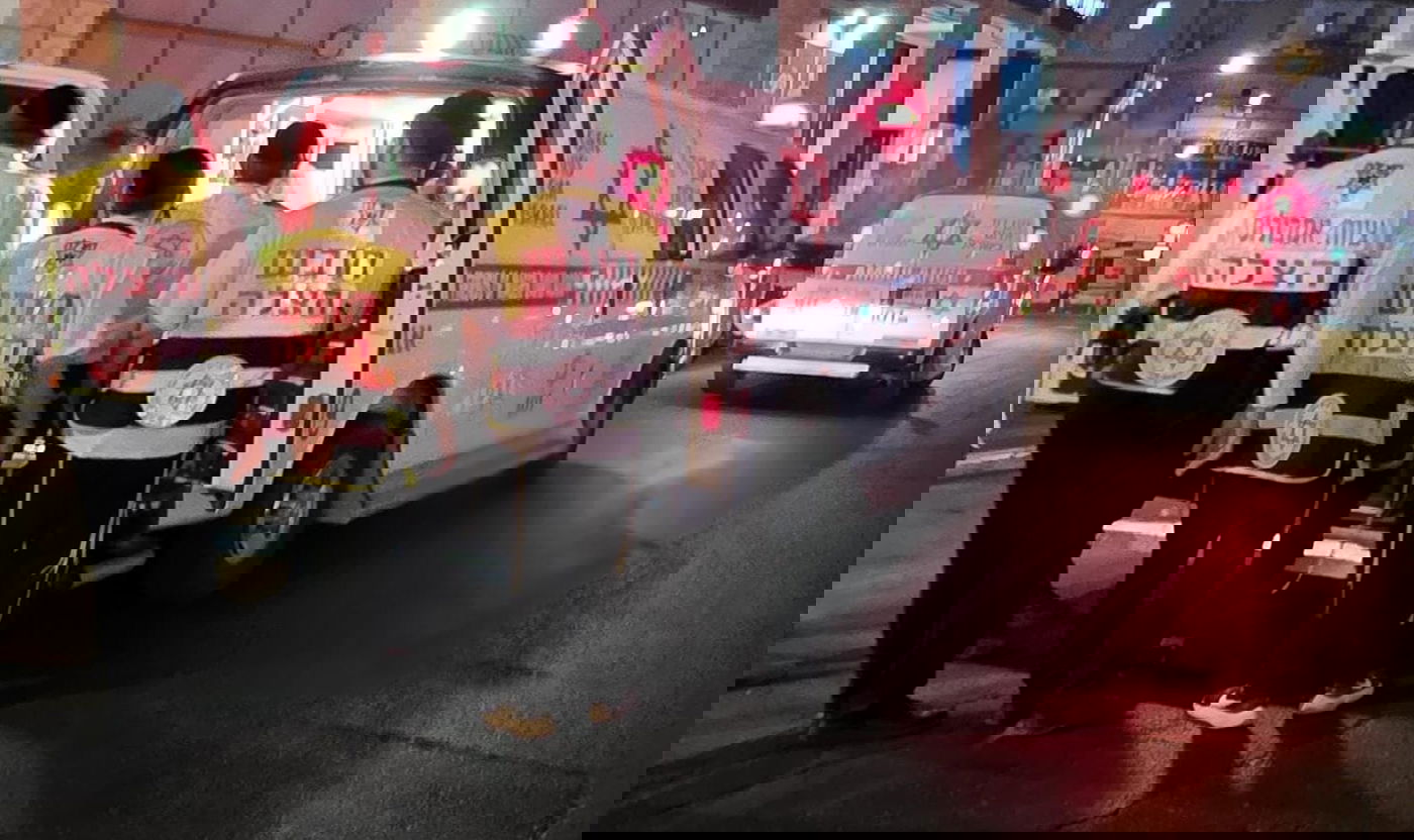 מתנדבים בזירה בבני ברק | ארכיון