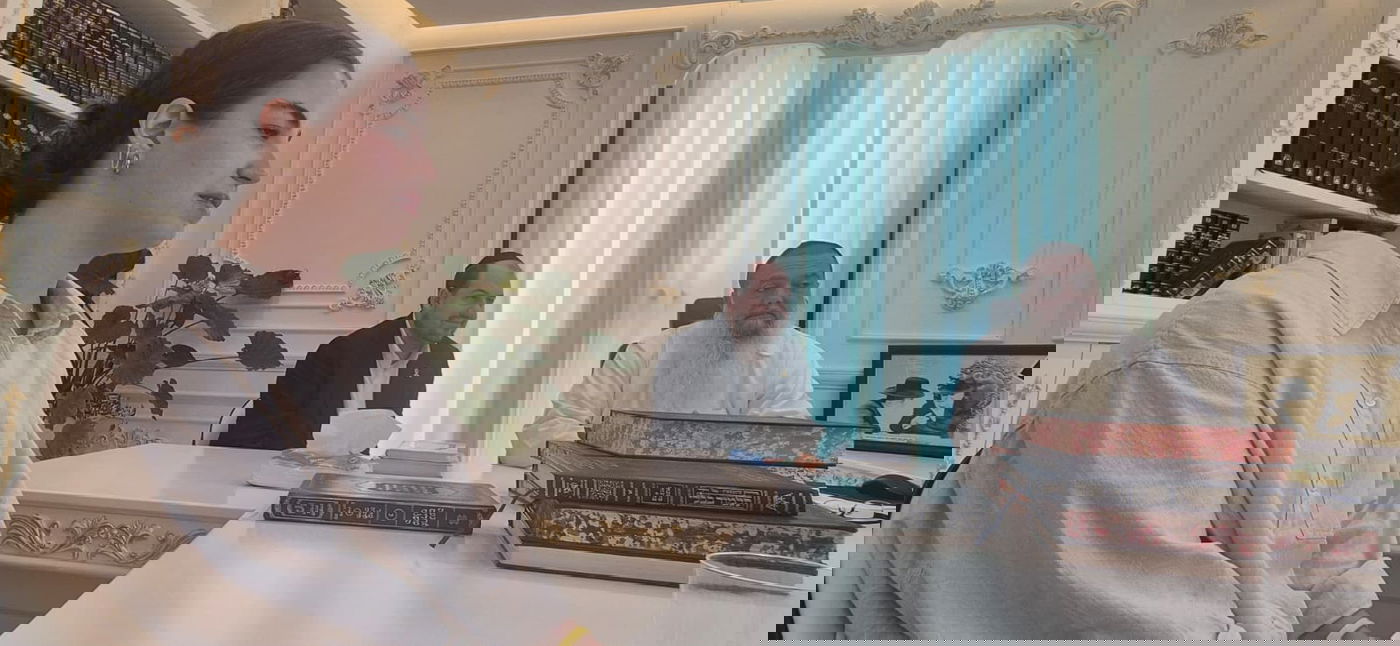 אגם ברגר אצל הגאון הרב יגאל כהן