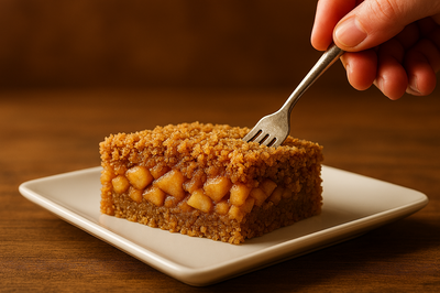 קינוח תפוחים מושלם לשבת: מתכון פריך, ריחני וממכר