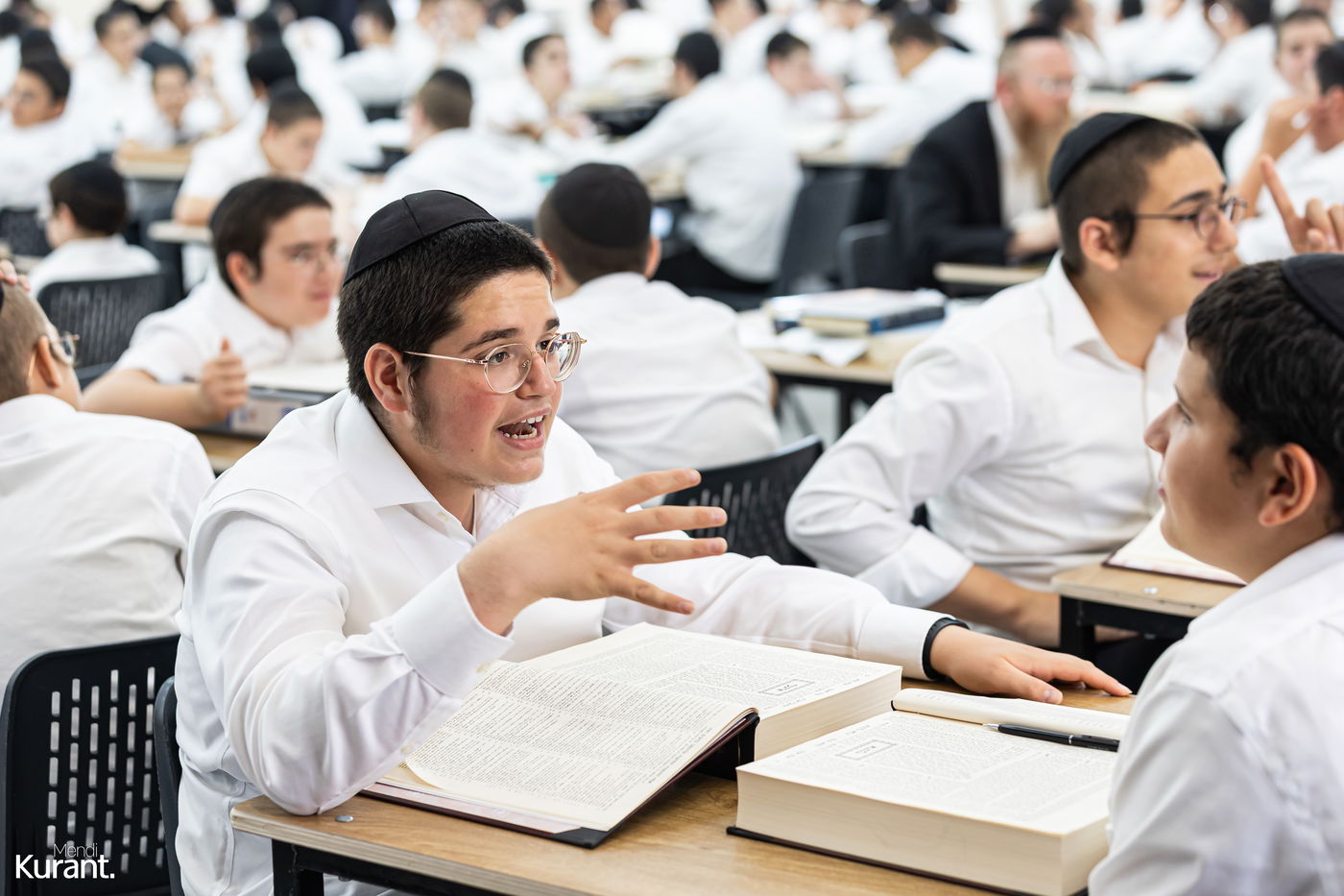 פתיחת 'זמן אלול' בישיבת חב"ד בקריית גת