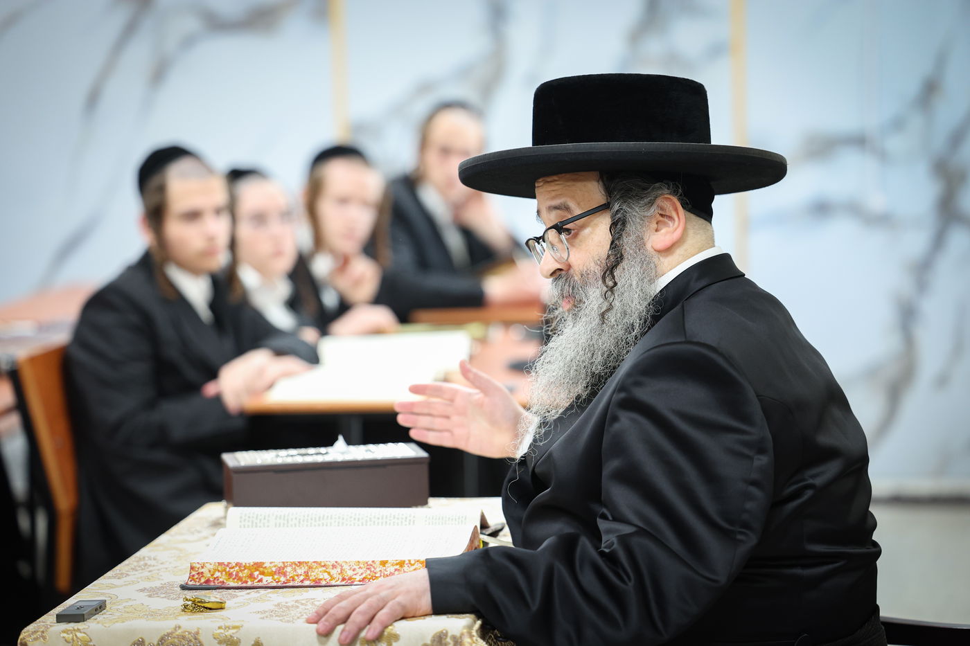 פתיחת הזמן בישיבת מהרי"ט בבני ברק