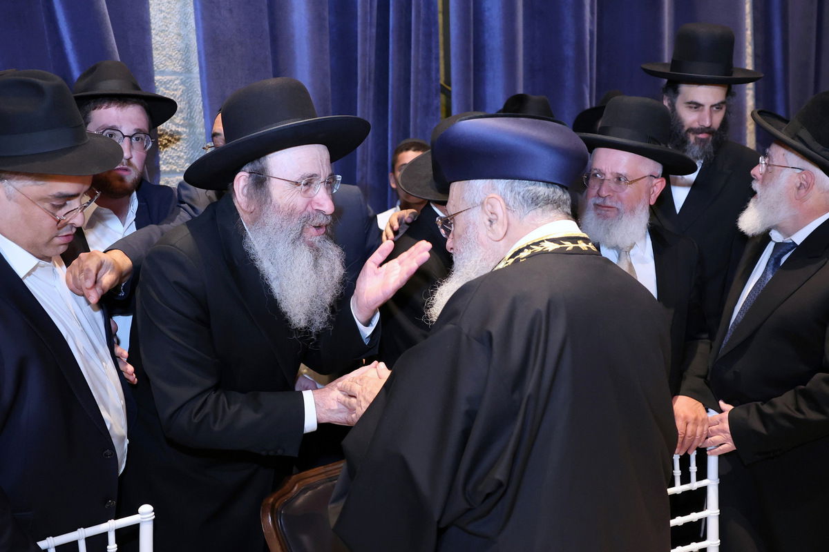 שמחת בר המצווה לנכד הראשל"צ הגר"י יוסף