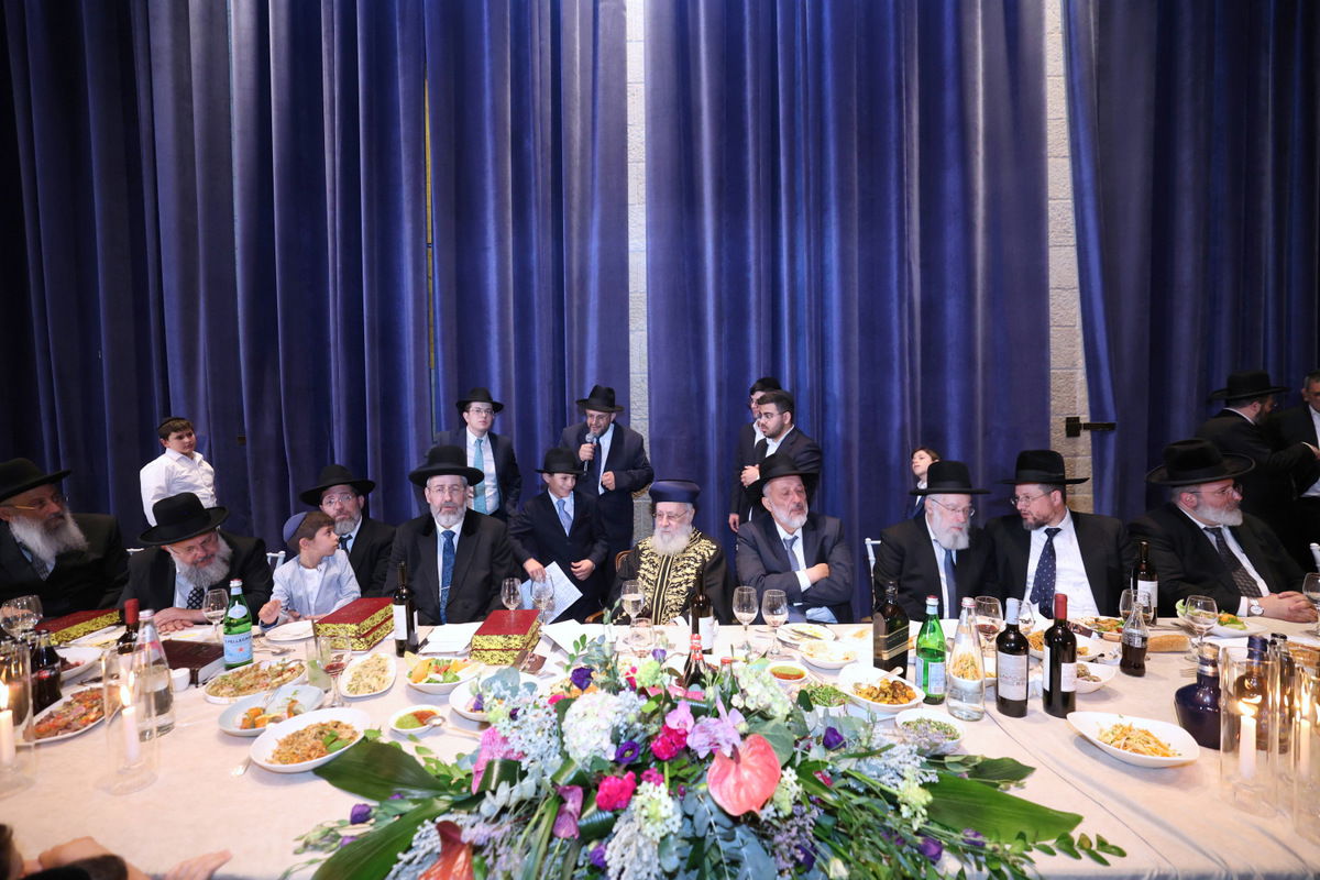 שמחת בר המצווה לנכד הראשל"צ הגר"י יוסף