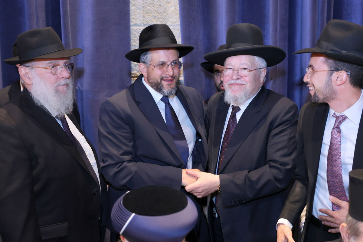 שמחת בר המצווה לנכד הראשל"צ הגר"י יוסף