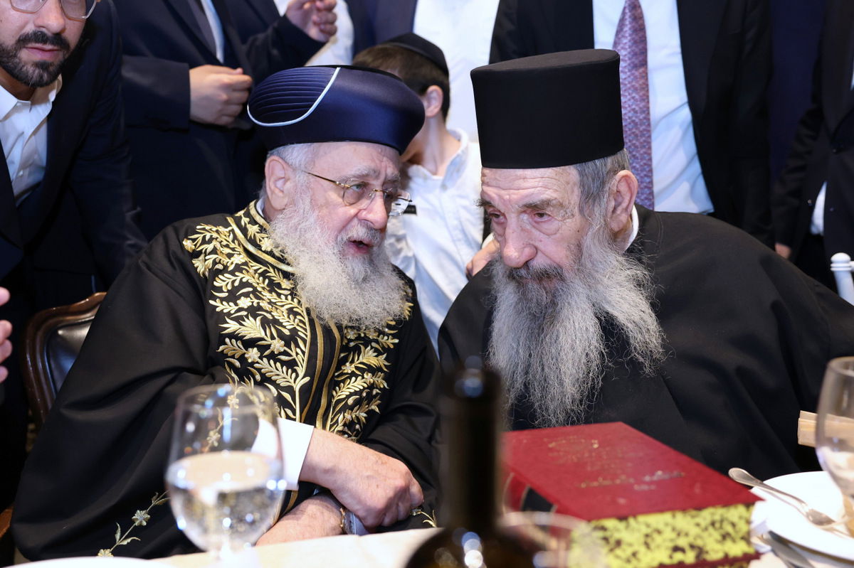 שמחת בר המצווה לנכד הראשל"צ הגר"י יוסף