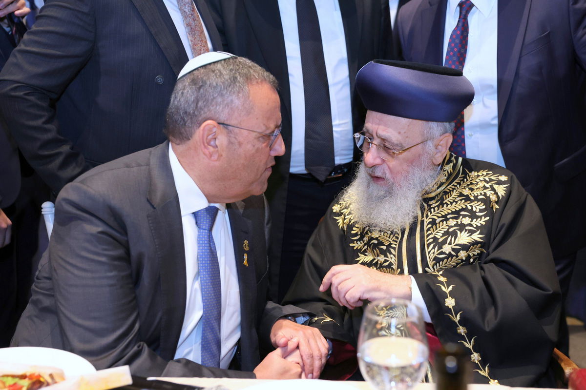 שמחת בר המצווה לנכד הראשל"צ הגר"י יוסף