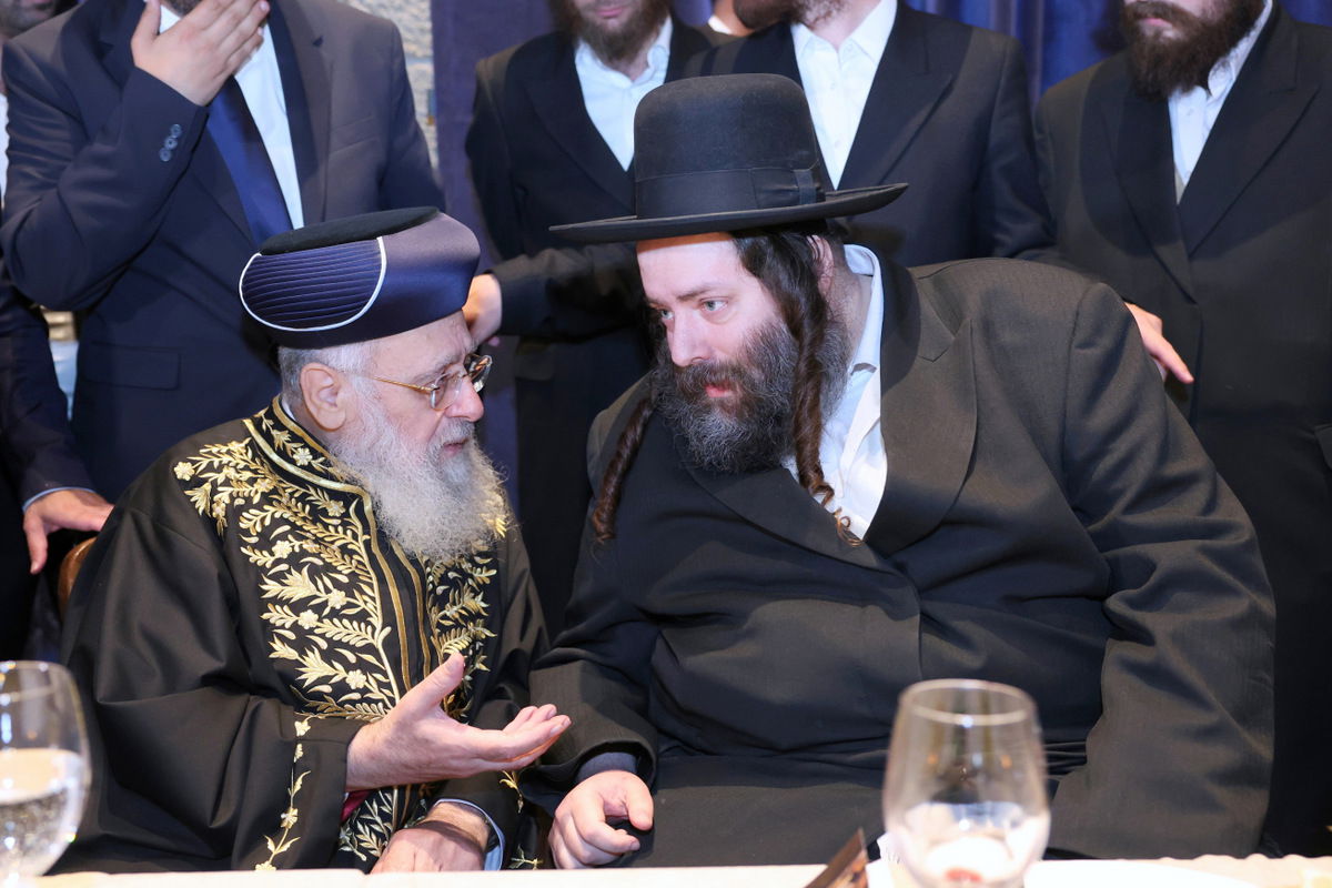 שמחת בר המצווה לנכד הראשל"צ הגר"י יוסף