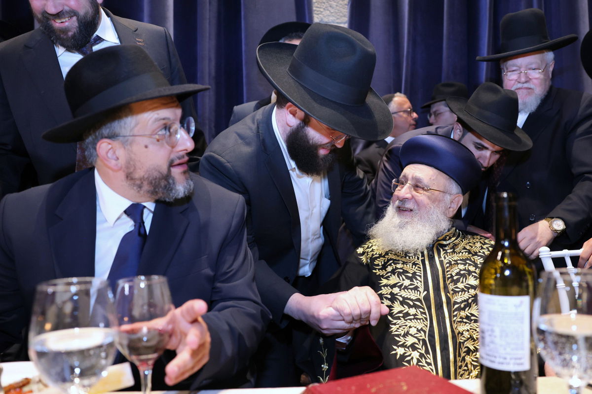 שמחת בר המצווה לנכד הראשל"צ הגר"י יוסף