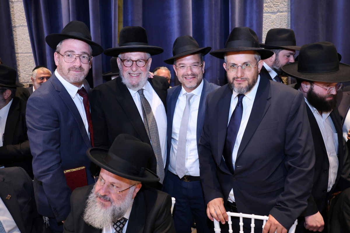 שמחת בר המצווה לנכד הראשל"צ הגר"י יוסף