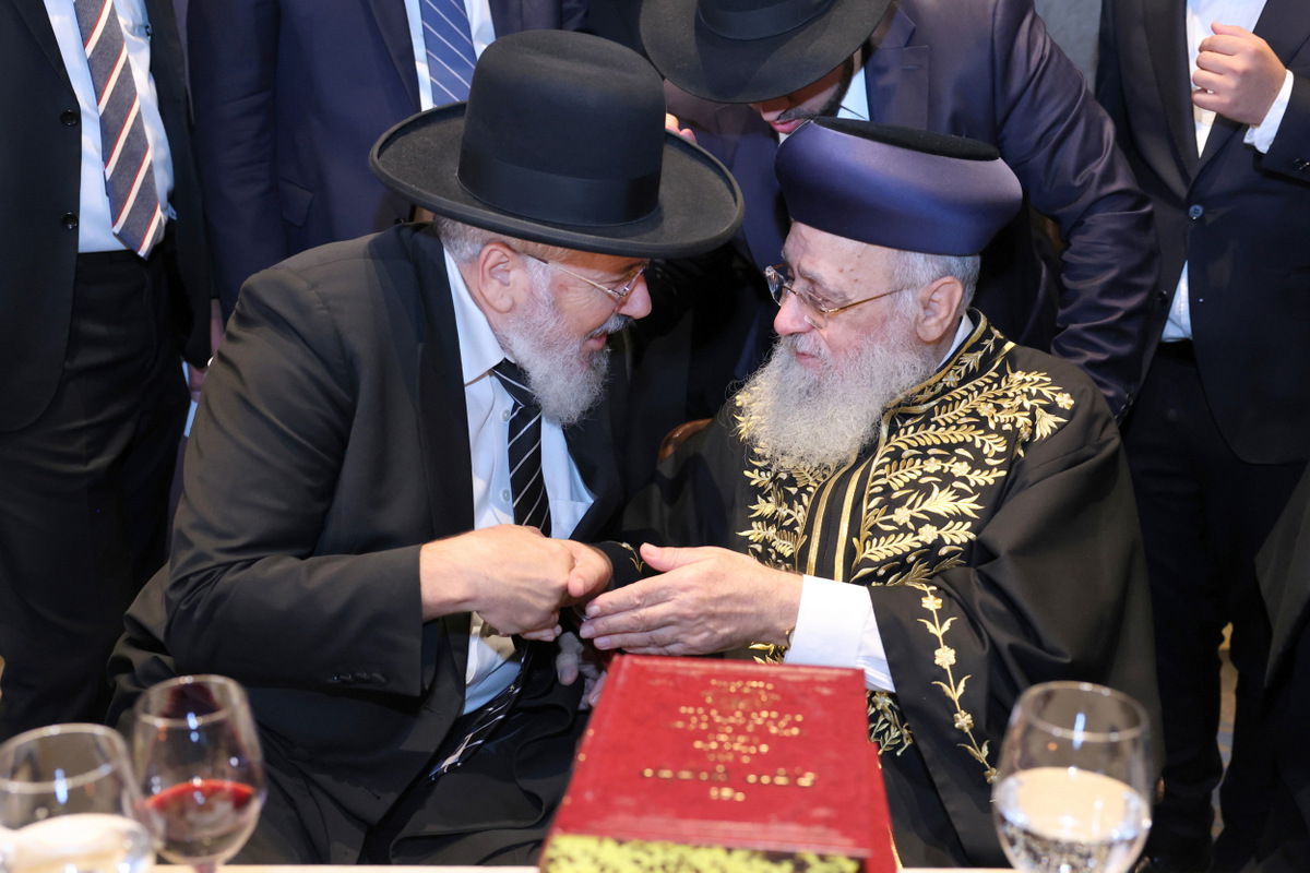 שמחת בר המצווה לנכד הראשל"צ הגר"י יוסף