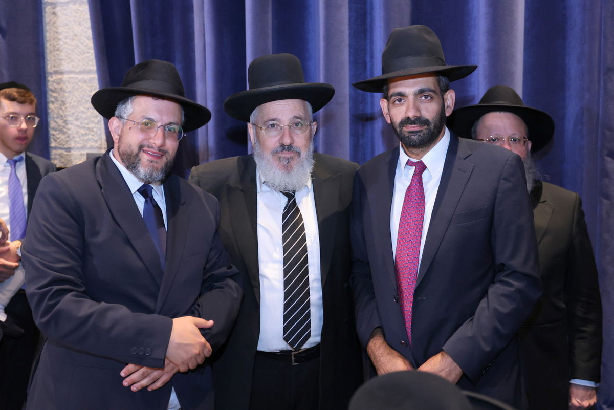 שמחת בר המצווה לנכד הראשל"צ הגר"י יוסף