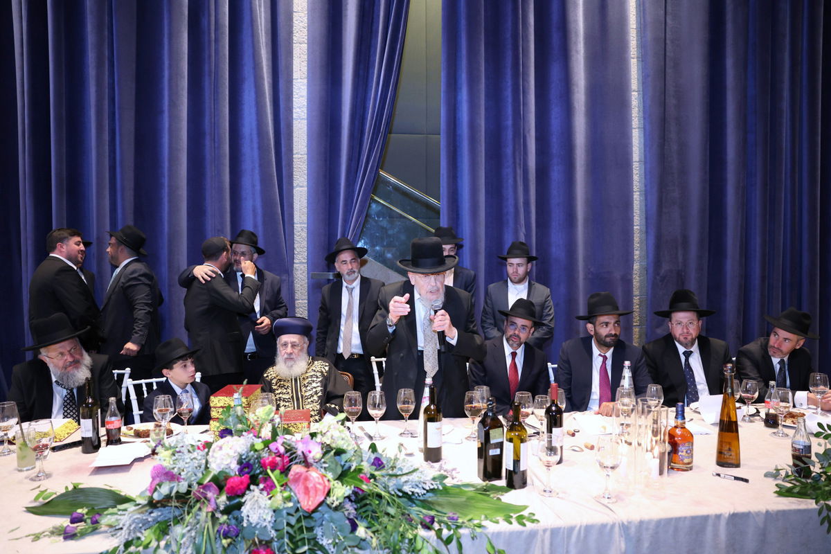 שמחת בר המצווה לנכד הראשל"צ הגר"י יוסף