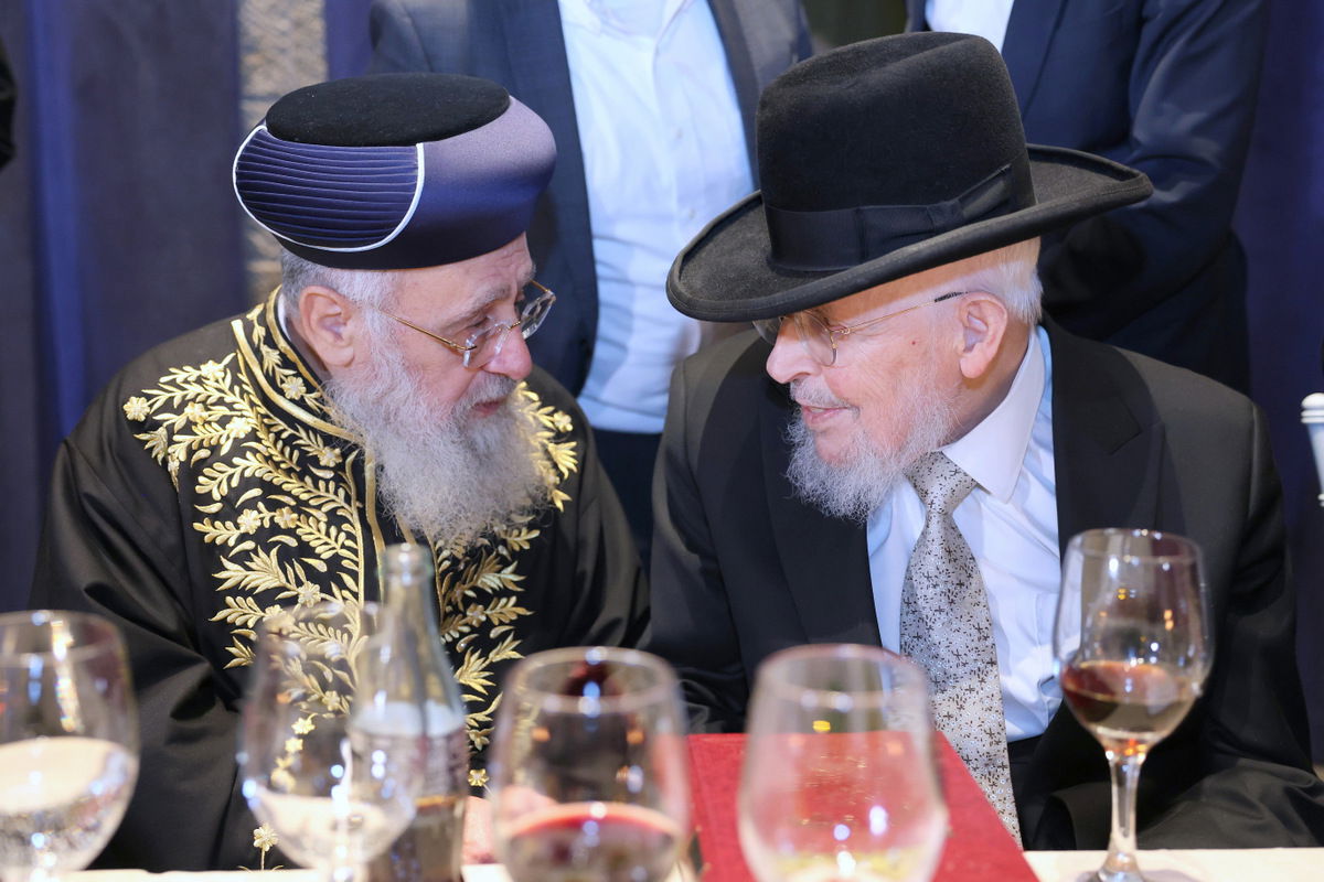 שמחת בר המצווה לנכד הראשל"צ הגר"י יוסף