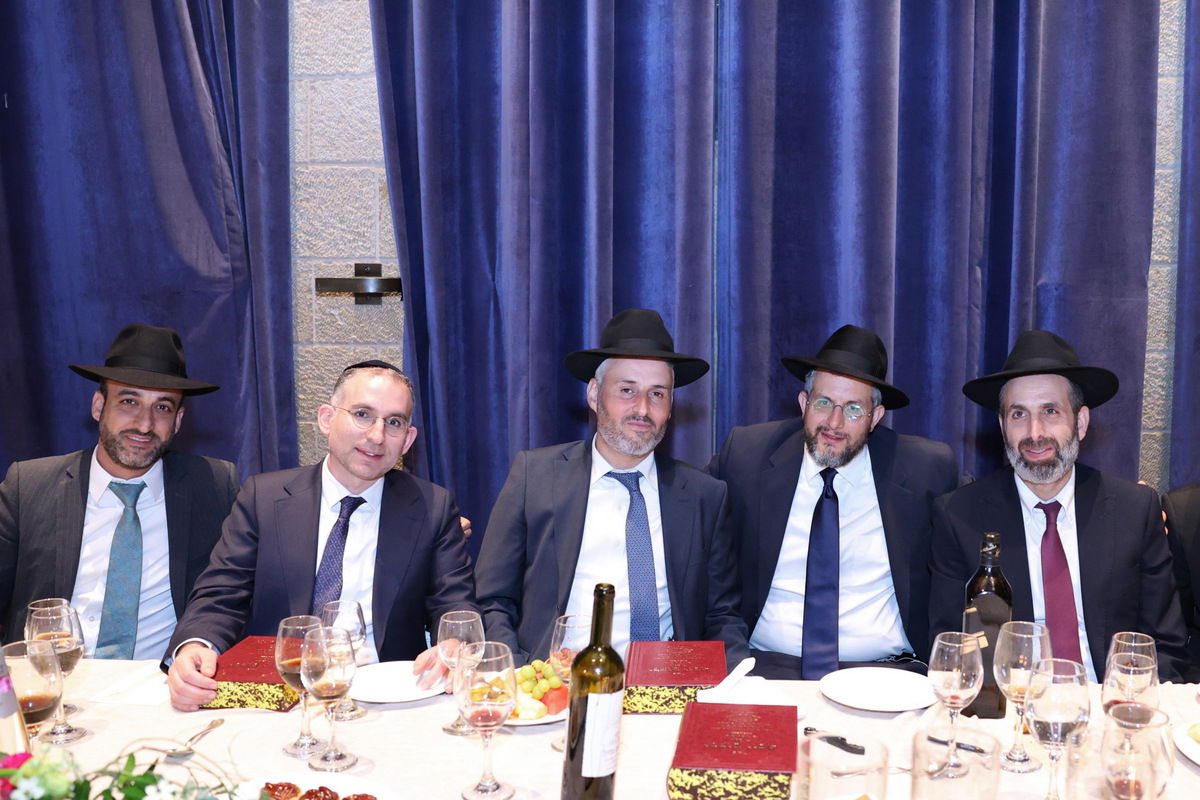 שמחת בר המצווה לנכד הראשל"צ הגר"י יוסף