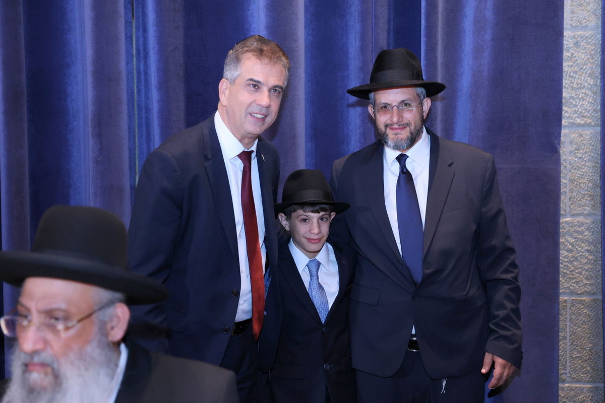 שמחת בר המצווה לנכד הראשל"צ הגר"י יוסף