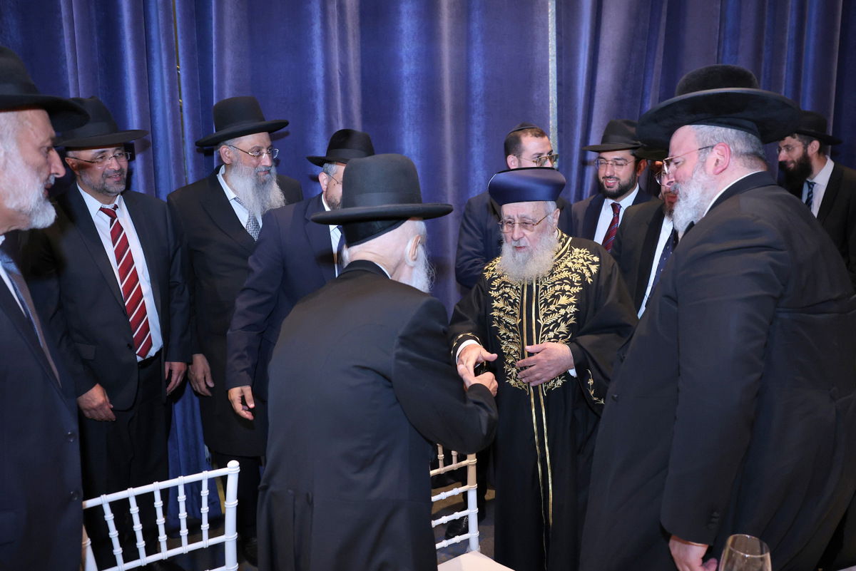 שמחת בר המצווה לנכד הראשל"צ הגר"י יוסף