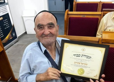 האברך שחזר לחיים אחרי אירוע מוחי: "הכולל נתן לי חיים"