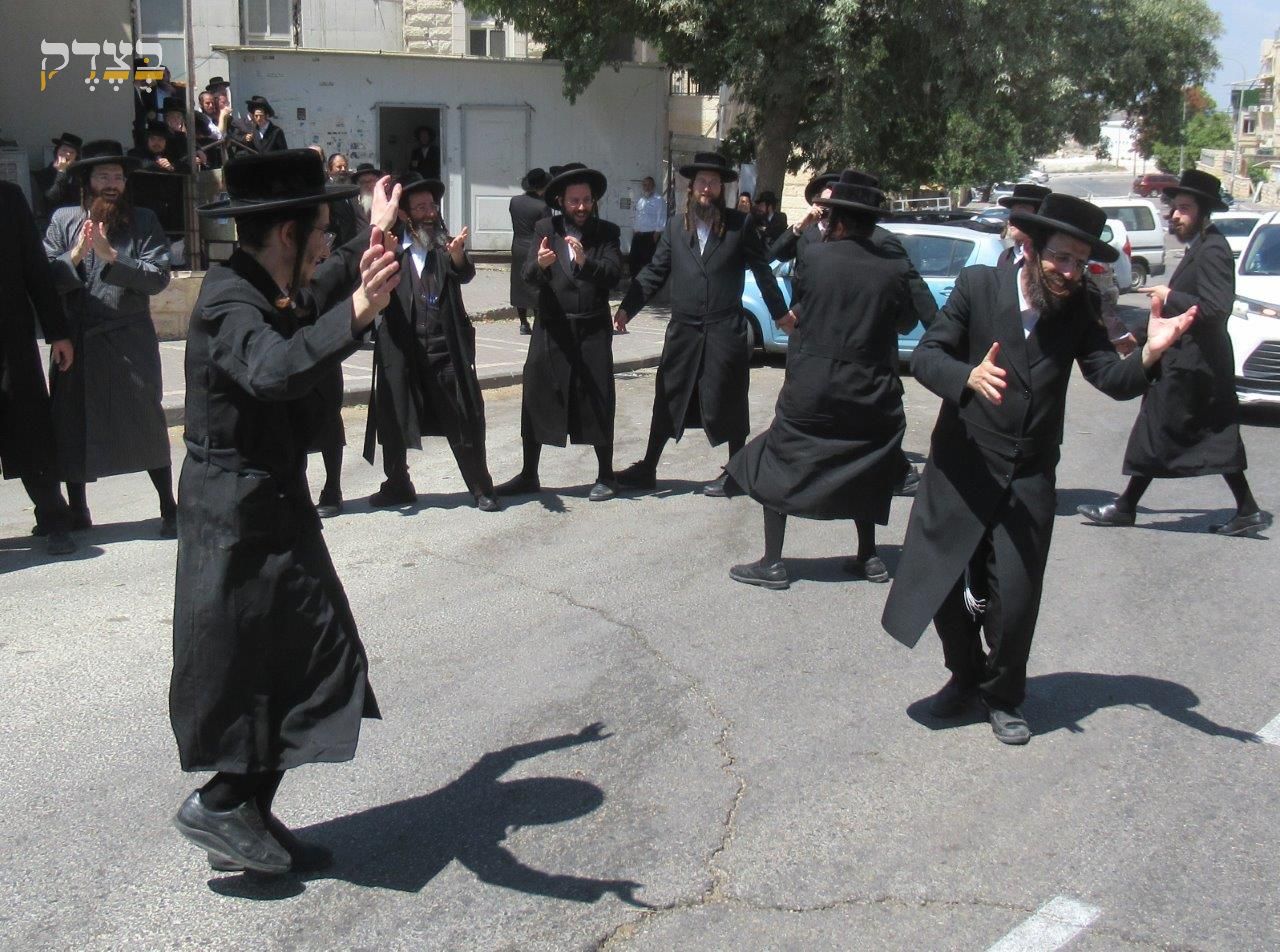 חגיגות שחרור האסיר ר' דוד מנחם מינצברג
