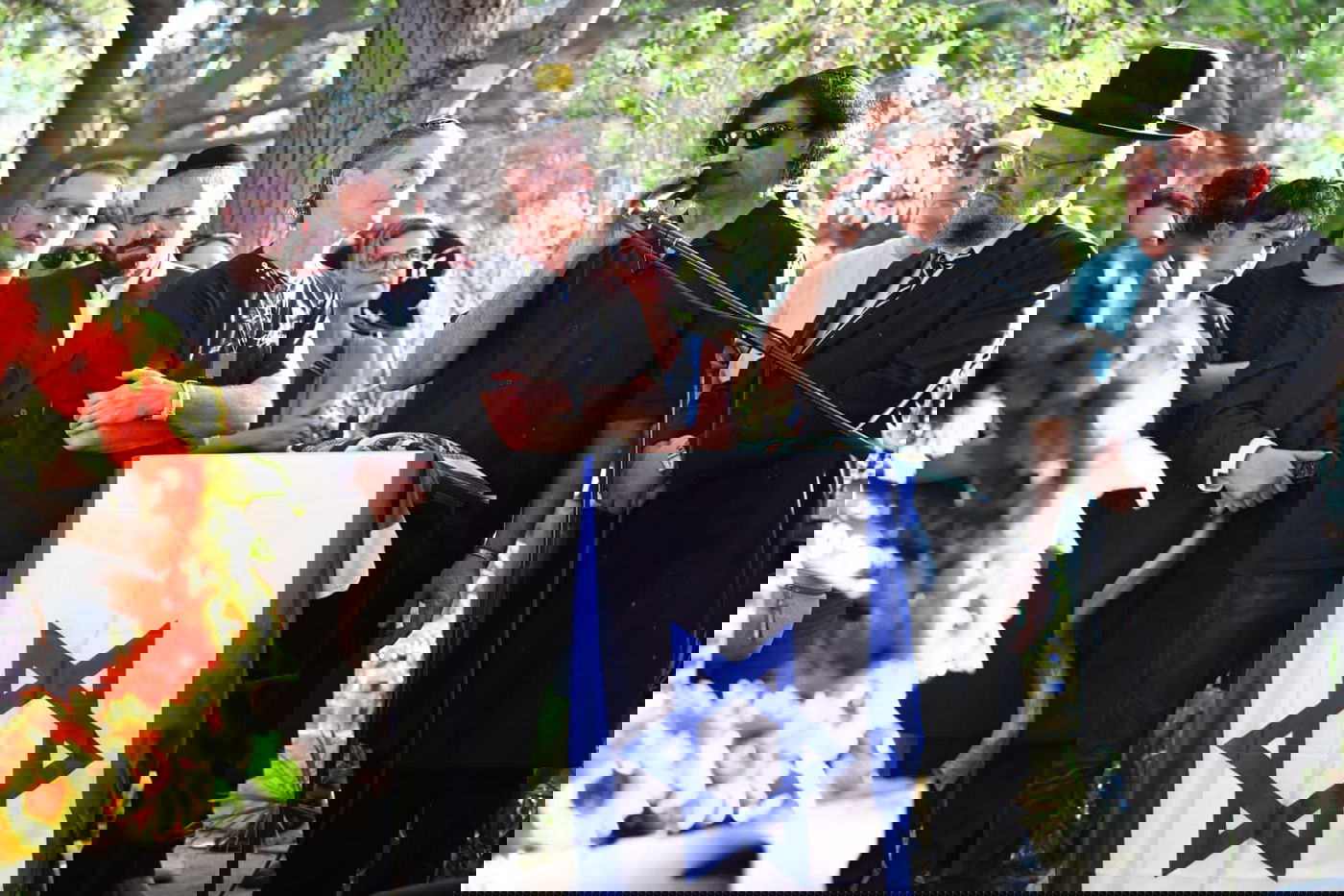 תיעוד ממסע הלווייה