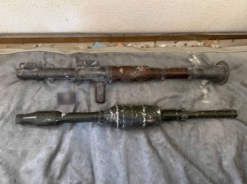 חלק מהאמל"ח שאותר