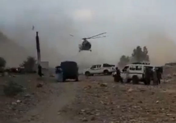 כוחות החירום באפגניסטן ליד אזור הרעידה