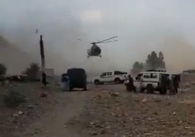 כוחות החירום באפגניסטן ליד אזור הרעידה