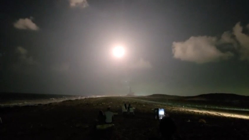 תיעוד משיגור הלווין 'אופק 19'