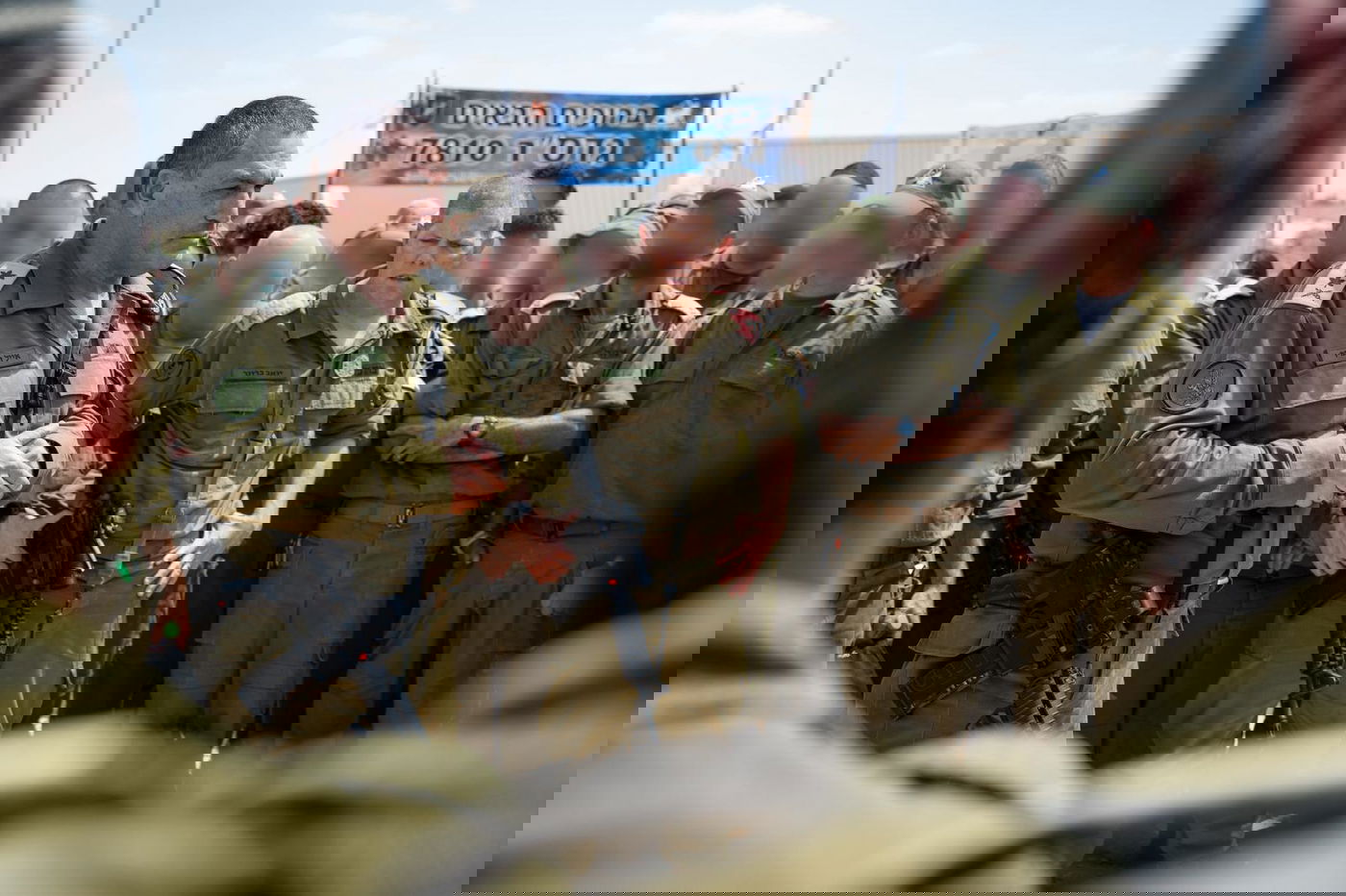 הרמטכ"ל עם הלוחמים